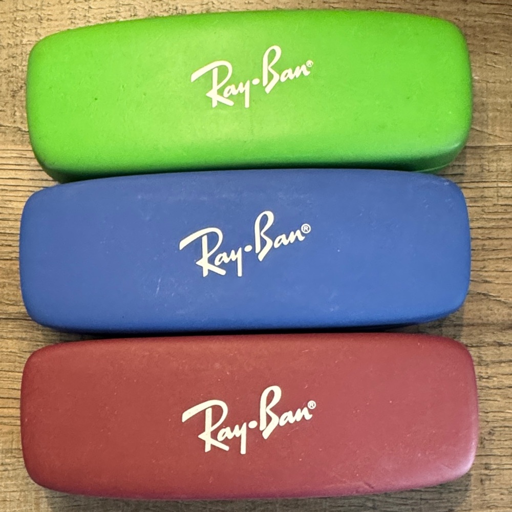3 X Women/Child Eyeglass Cases in Good Used Condition